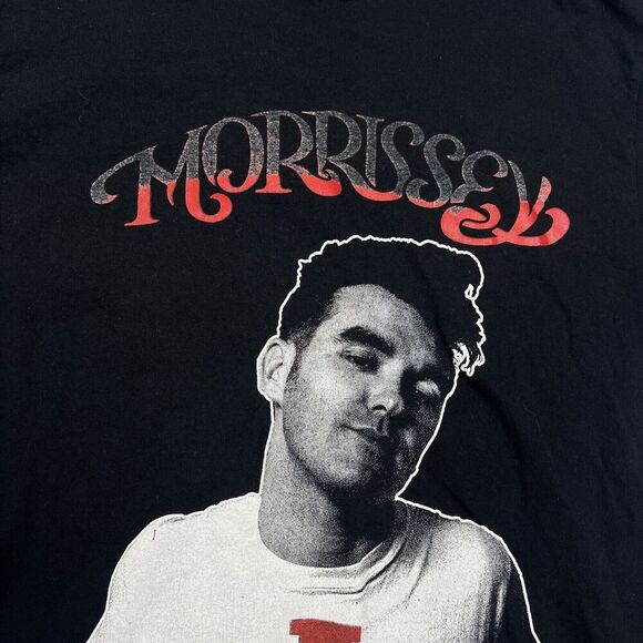Morrissey England T Shirt Cruel World 2022 Tour Concert Tee Size M Double Sided - Picture 10 of 13